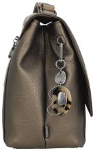 Anekke rechteckige Schultertasche Sophia Gaia metallic Überschlag