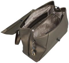 Anekke rechteckige Schultertasche Sophia Gaia metallic Überschlag