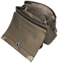 Anekke rechteckige Schultertasche Sophia Gaia metallic Überschlag