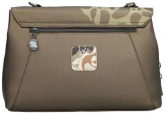 Anekke rechteckige Schultertasche Sophia Gaia metallic Überschlag