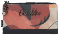 Anekke flexibles Portmonee Muse Rottöne bestickt RFID dunkelblau