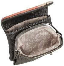 Anekke Kisslockbörse rot Glitzersteine Muse metallic Eikon Überschlag