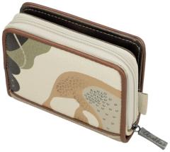 Anekke Klappbörse flexibel beige Sophia Muster Gaia RFID