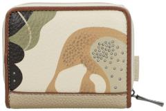 Anekke Klappbörse flexibel beige Sophia Muster Gaia RFID