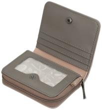 kleine Anekke Geldtasche farbenfroh Muse metallic Olympia stilisiert beige