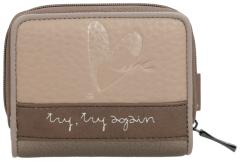 kleine Anekke Geldtasche farbenfroh Muse metallic Olympia stilisiert beige