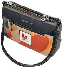 Anekke 2in1 Handtaschen Set Muse Eikon Bunt Abendtasche Crossbag