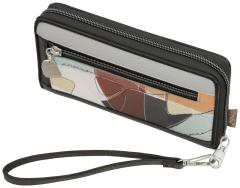 Anekke Zip Wallet Sophia Silberakzente bestickt