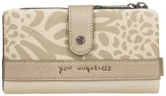 Portemonnaie Stickerei beige flexibel Anekke Sophia Gaia