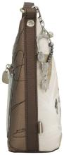 Anekke Sophia Beuteltasche hellbeige Metallic