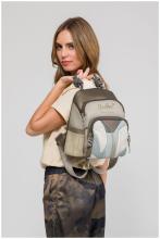 kompakter Alltagsrucksack taupe bunt Nieten Anekke Sophia Auralis