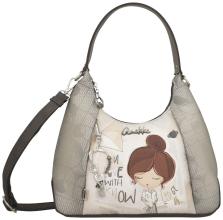 Anekke Hobo Tasche Sophia Grau Schimmer