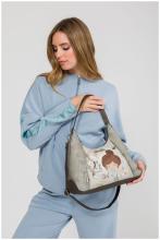 Anekke Hobo Tasche Sophia Grau Schimmer