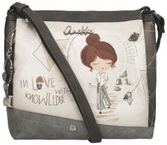 Umhängetasche Sophia schimmernd Anekke filigrane Glitzersteine antik