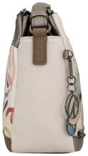 Anekke Damentasche beige Muse Olympia metallic Fackel Ziernieten