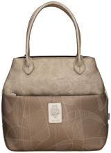 Anekke Tote Bag mit Print Sophia Hell Gold