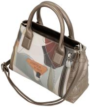 Henkeltasche Anekke beige Sophia bunt antik Griechenland metallic