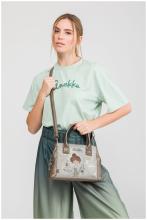 Henkeltasche Anekke beige Sophia bunt antik Griechenland metallic