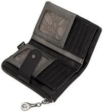 Anekke flexible Klappbörse mit Riegel Muse Eikon Bunt Glitzer