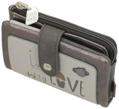 Damenbrieftasche flexibel Metallicakzente Anekke Sophia