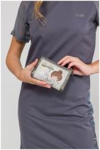 Damenbrieftasche flexibel Metallicakzente Anekke Sophia