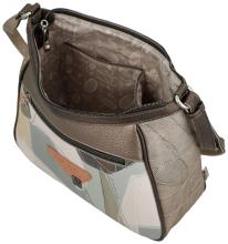 Anekke Handtasche Sophia abstrakt Metallic hell Print