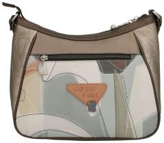 Anekke Handtasche Sophia abstrakt Metallic hell Print