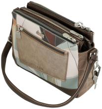 dreigeteilte Damentasche Anekke schimmernd Sophia Comicprint