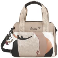 extravagante Kurzgrifftasche Strassdekor Anekke Muse Eikon Metallic