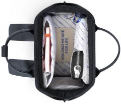 Cabaia XSmall Kinderrucksack schwarz beschichtet Le Havre