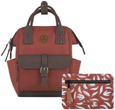 XSmall Freizeitrucksack Cabaia terracotta San Cristobal Wechselpouch