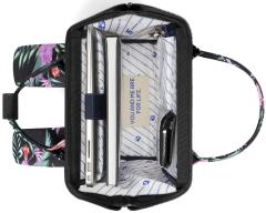 Cabaia Mädchenrucksack Hibiskus schwarz Small Valladolid bunt