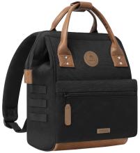 Adventurer Cabaia schwarz Perlon Cologne braun Small nachhaltig Tagesrucksack