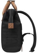 Adventurer Cabaia schwarz Perlon Cologne braun Small nachhaltig Tagesrucksack