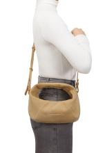 Croissant Bag Veloursleder Les Visionnaires Icon Cozy camel