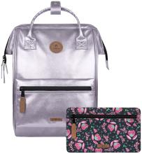 Cabaia Citybackpack Capri irisierend Medium lila Wechseltasche Adventurer