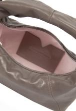 kleine Henkeltasche Greta Mini Les Visionaires Icon Crinkle taupe