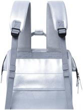 Cityrucksack Cabaia schimmernd Adventurer silver Fiji Medium