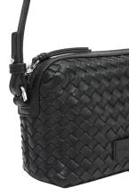 Les Visionnaires Umhängetasche Lynn Weave Silky schwarz Flechtoptik