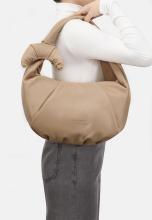 extravagante Beuteltasche Les Visionnaires Greta Silky beige Lammleder