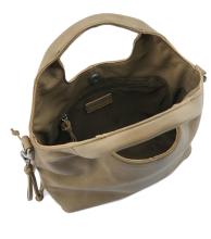 2.WAHL FredsBruder Crossovertasche Mini Stay With me Greyish Khaki Leder