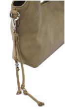2.WAHL FredsBruder Crossovertasche Mini Stay With me Greyish Khaki Leder
