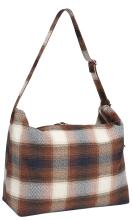 Les Visionnaires Weekender Maxime Check Karomuster braun dunkelblau