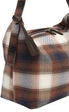 Les Visionnaires Weekender Maxime Check Karomuster braun dunkelblau