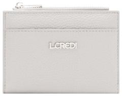 veganes Portemonnaie L.Credi hellgrau klappbar Perla