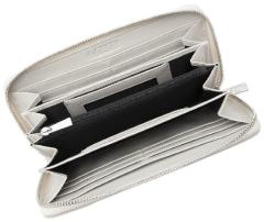 L.Credi Portmonee hellgrau RFID Perla long Kontrast