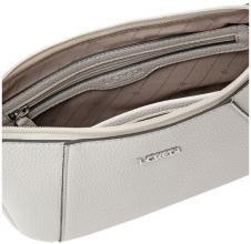 L.Credi schmale Umhängetasche hellgrau Michaela vegan