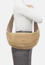 olivgrüne Hobotasche Veloursleder Les Visionnaires Zoe Icon Cozy