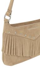 Les Visionnaires Fransentasche Chain Cozy Boho Soft Tan beige