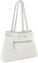 Shoppertasche Rahmi L.Credi vegan Zugband hellgrau Kontrast